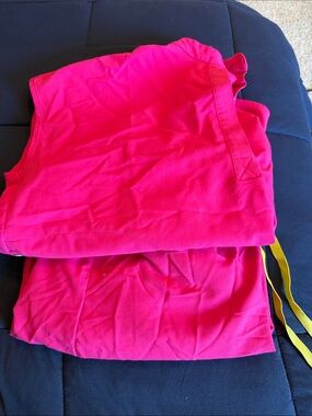 FIGS hot pink medium Rafaela and large tall joggers